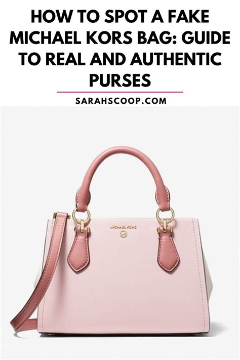 how do you know a michael kors bag is real|authenticate michael kors bag.